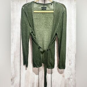 Marc O’Polo Open Front Cardigan linen cotton blend size XL NWOT